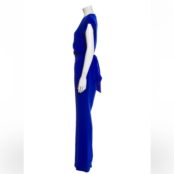 DVF Royal Blue Jumpsuit, size 6 - Picture 3 of 3